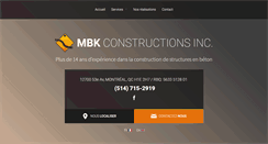 Desktop Screenshot of mbkconstructions.com